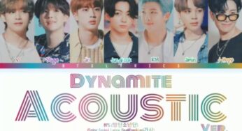 BTS – Dynamite Accoustic Remix Song Lyrics