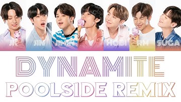 BTS - Dynamite Poolside Remix Song Lyrics