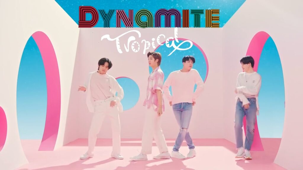 BTS - Dynamite Tropical Remix Song Lyrics