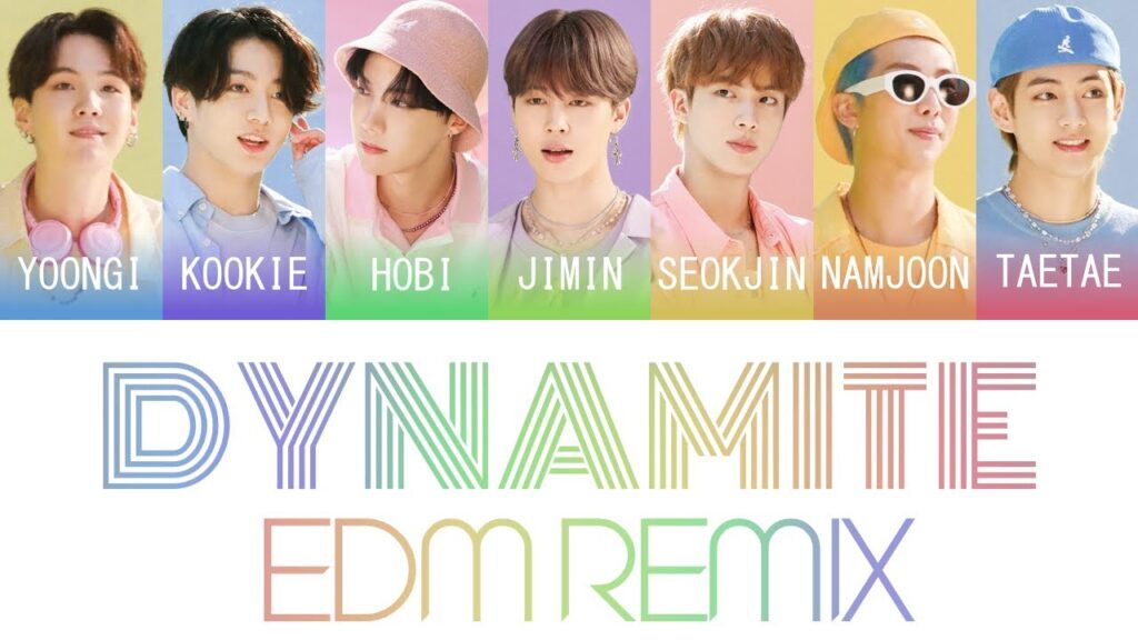 BTS - Dynamite EDM Remix Song Lyrics