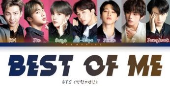 Best Of Me Song Lyrics – BTS