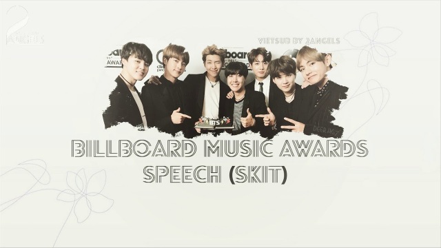 SKIT : Billboard Music Awards Speech Song Lyrics - BTS
