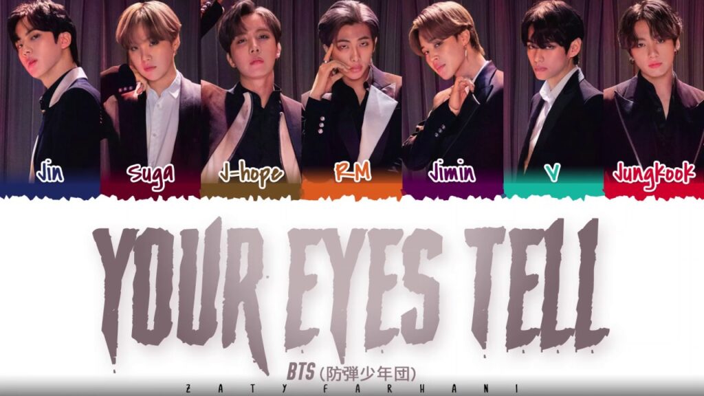 Your Eyes Tell Song Lyrics - BTS